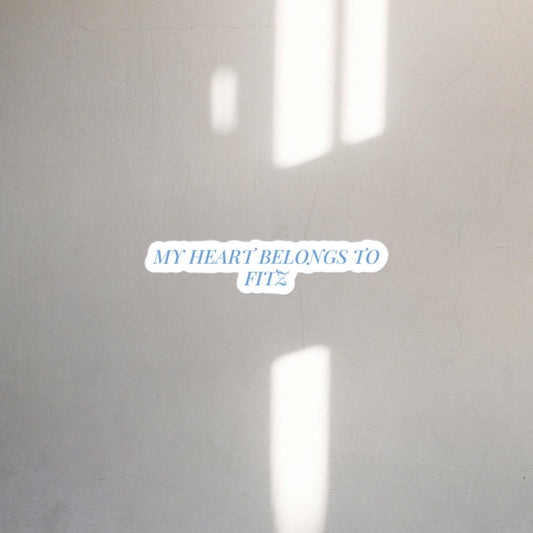 MY HEART BELONGS TO FITZ | stickers