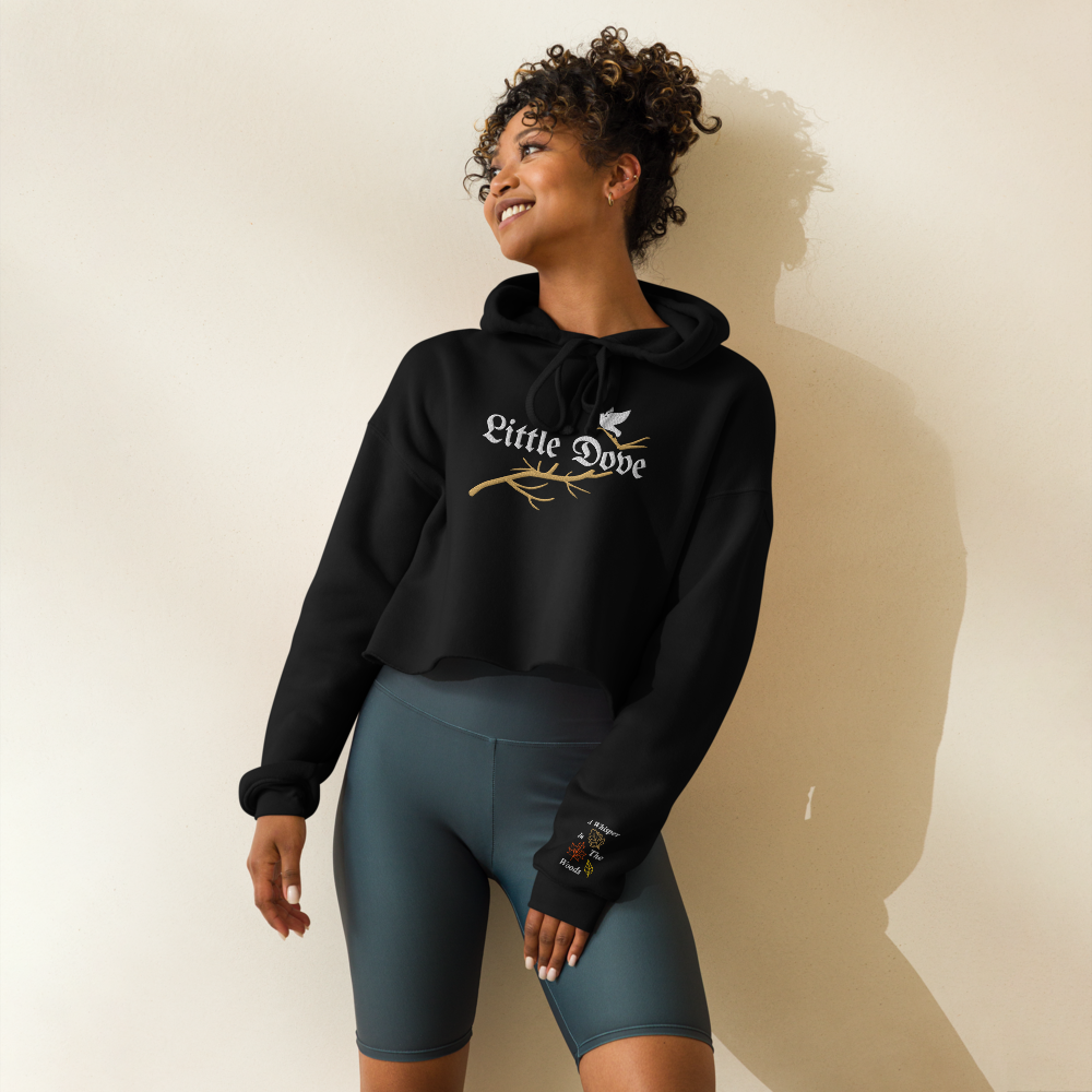 LITTLE DOVE | crop hoodie