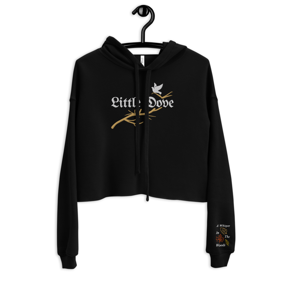 LITTLE DOVE | crop hoodie
