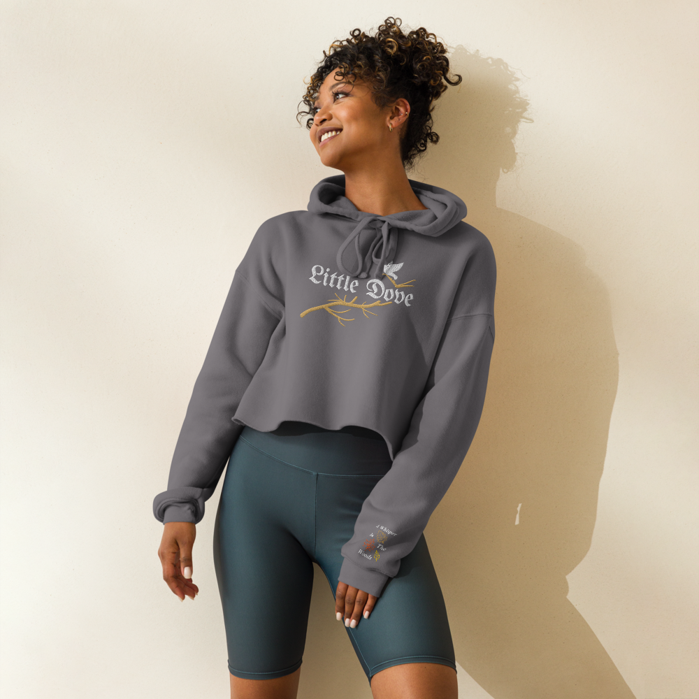 LITTLE DOVE | crop hoodie
