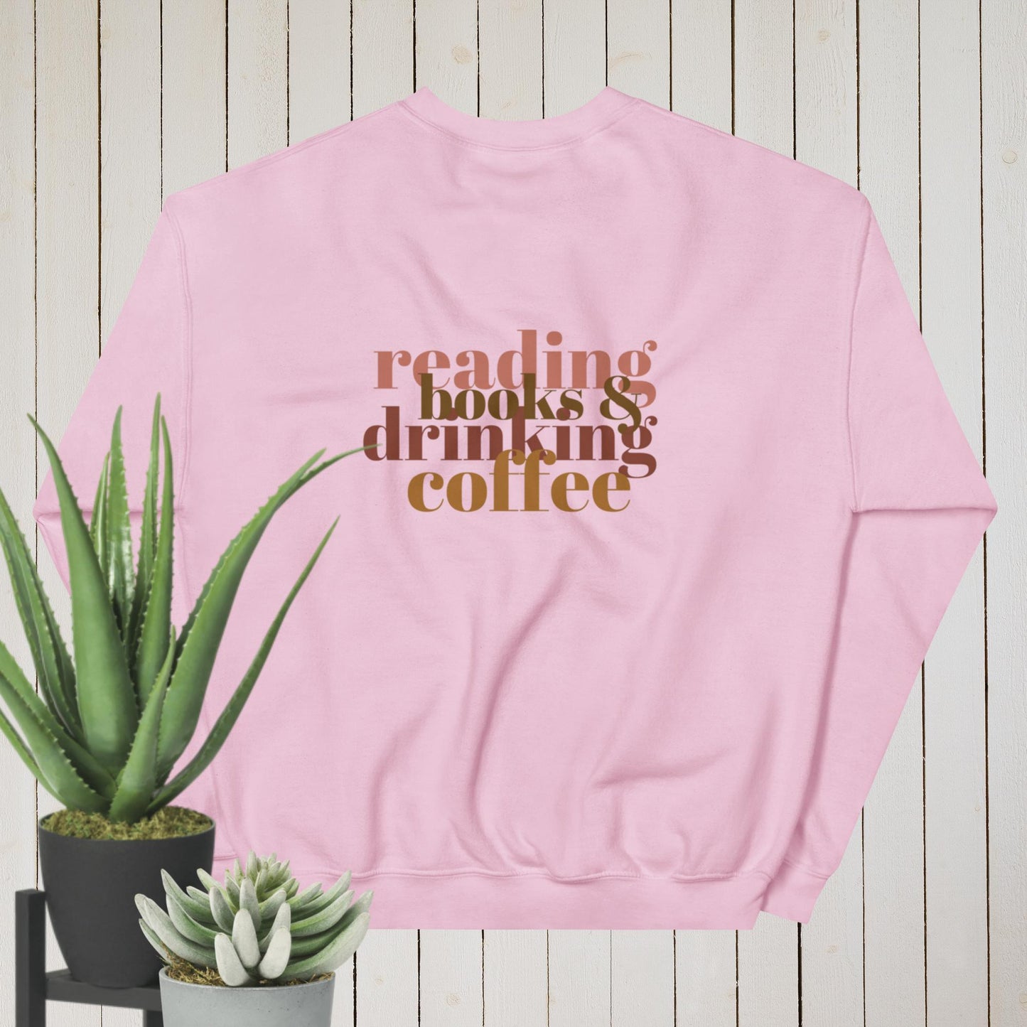 Reading Books and Drinking Coffee Sweatshirt