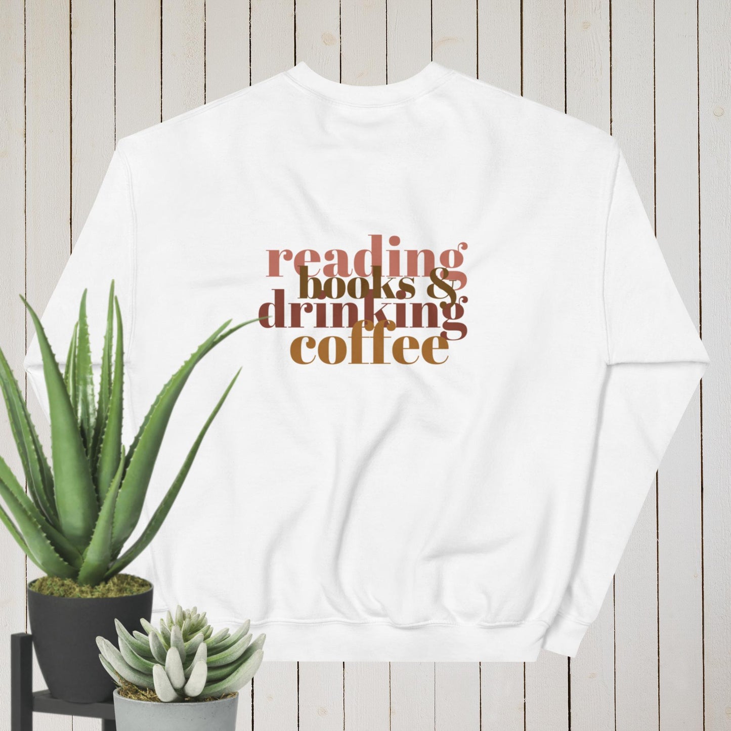 Reading Books and Drinking Coffee Sweatshirt