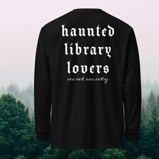 HAUNTED LIBRARY LOVERS | long-sleeve t-shirt