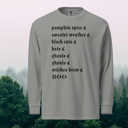 SPOOKY & COZY | long-sleeve t-shirt