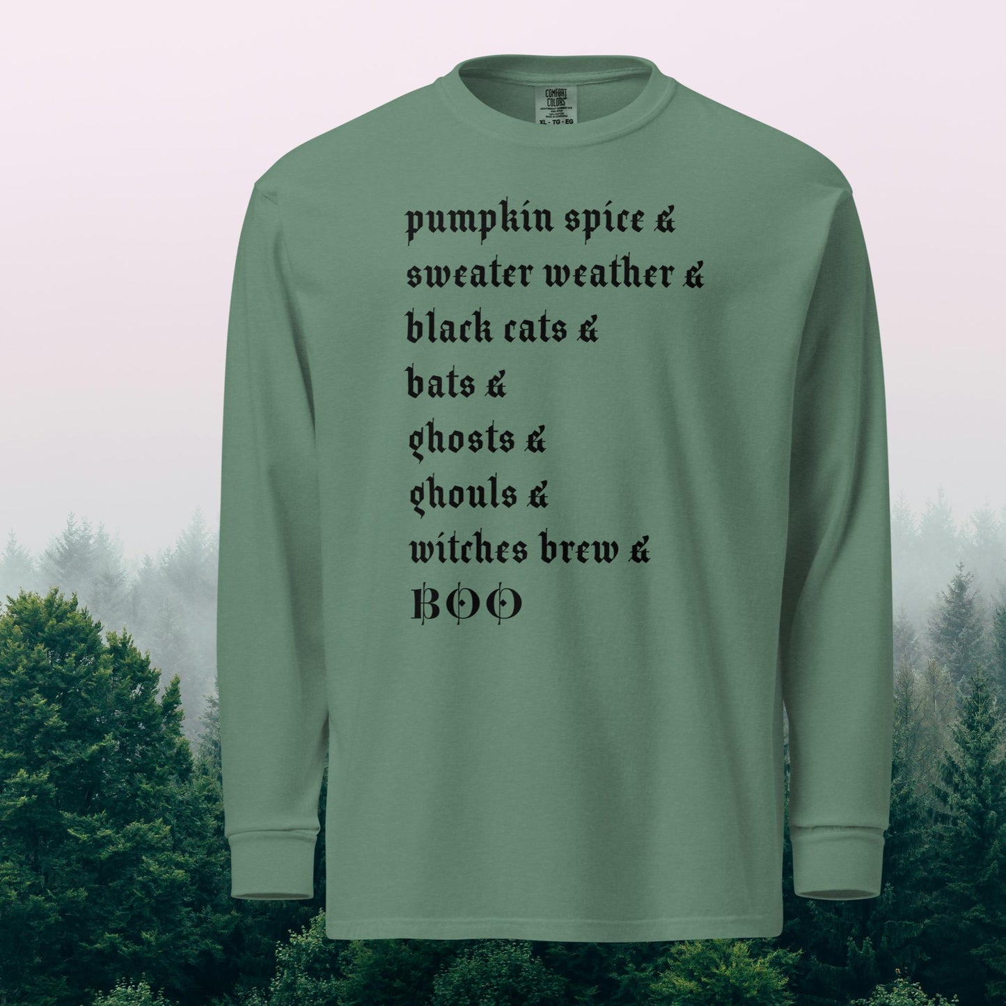 SPOOKY & COZY | long-sleeve t-shirt