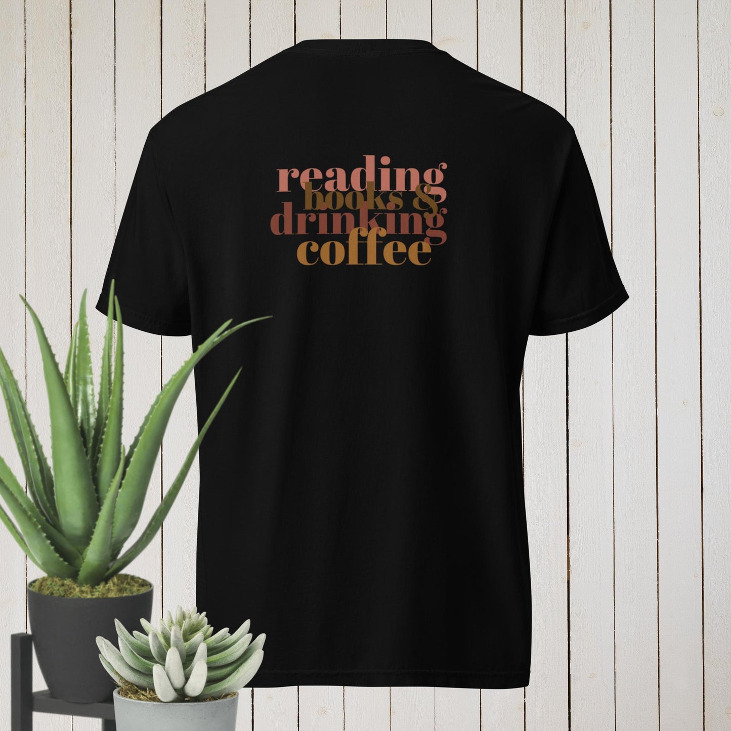 Reading Books and Drinking Coffee T-Shirt