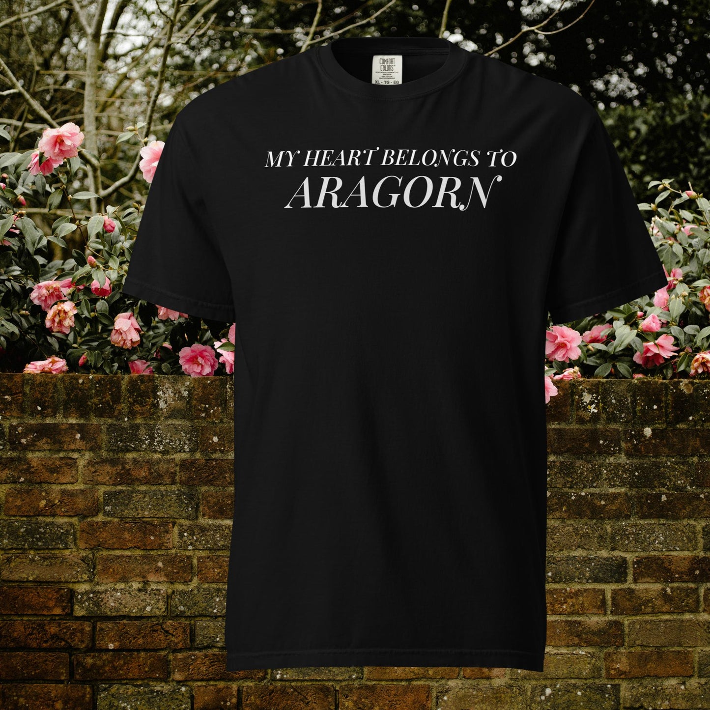 MY HEART BELONGS TO ARAGORN t-shirt