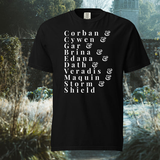 THE FAITHFUL AND THE FALLEN NAMES | t-shirt