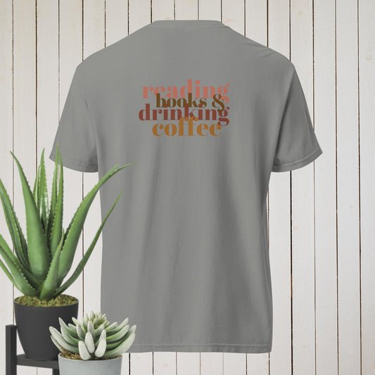 Reading Books and Drinking Coffee T-Shirt