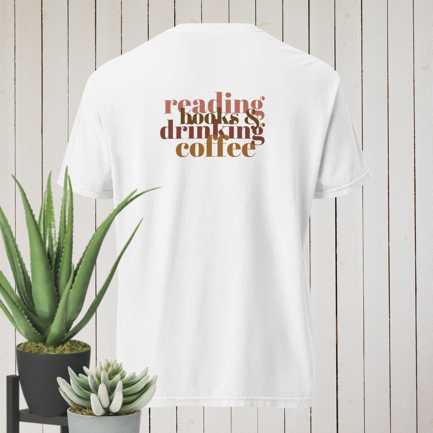 Reading Books and Drinking Coffee T-Shirt