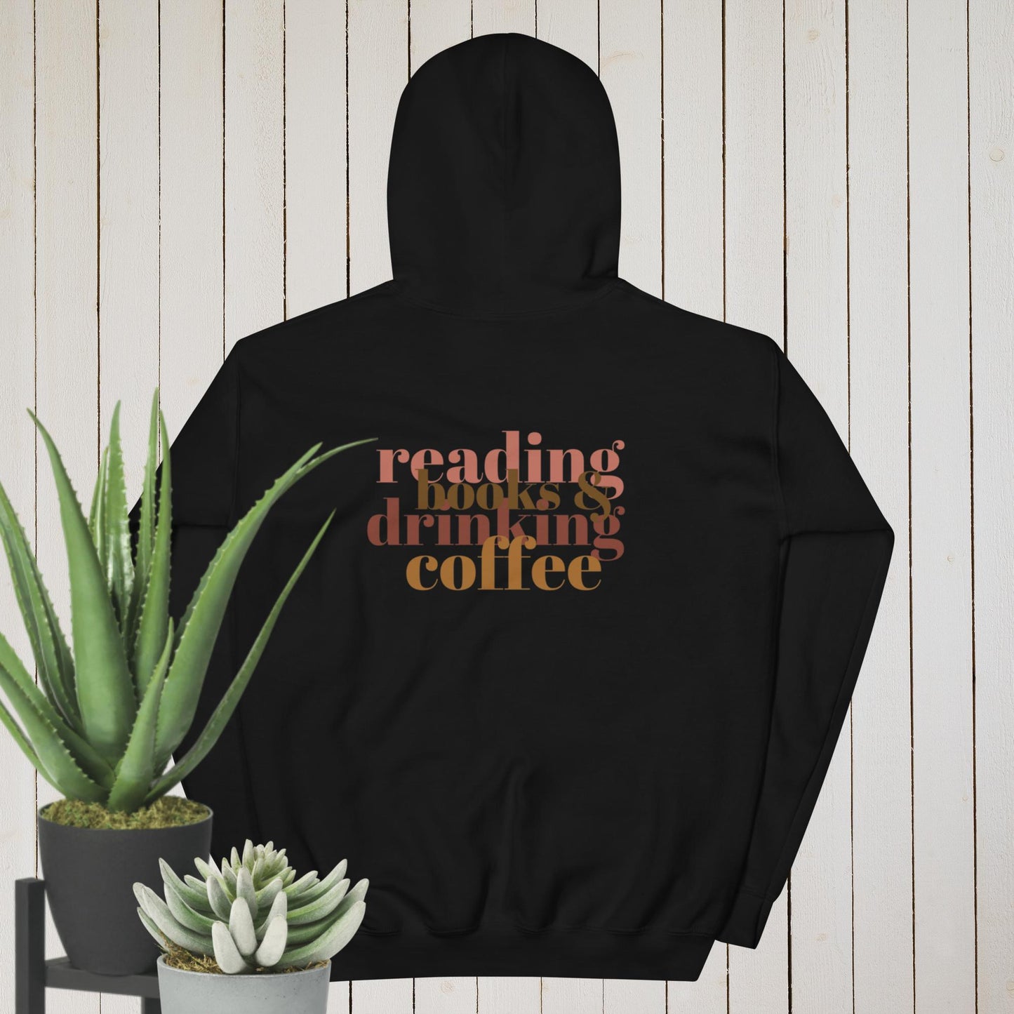 Reading Books and Drinking Coffee Hoodie