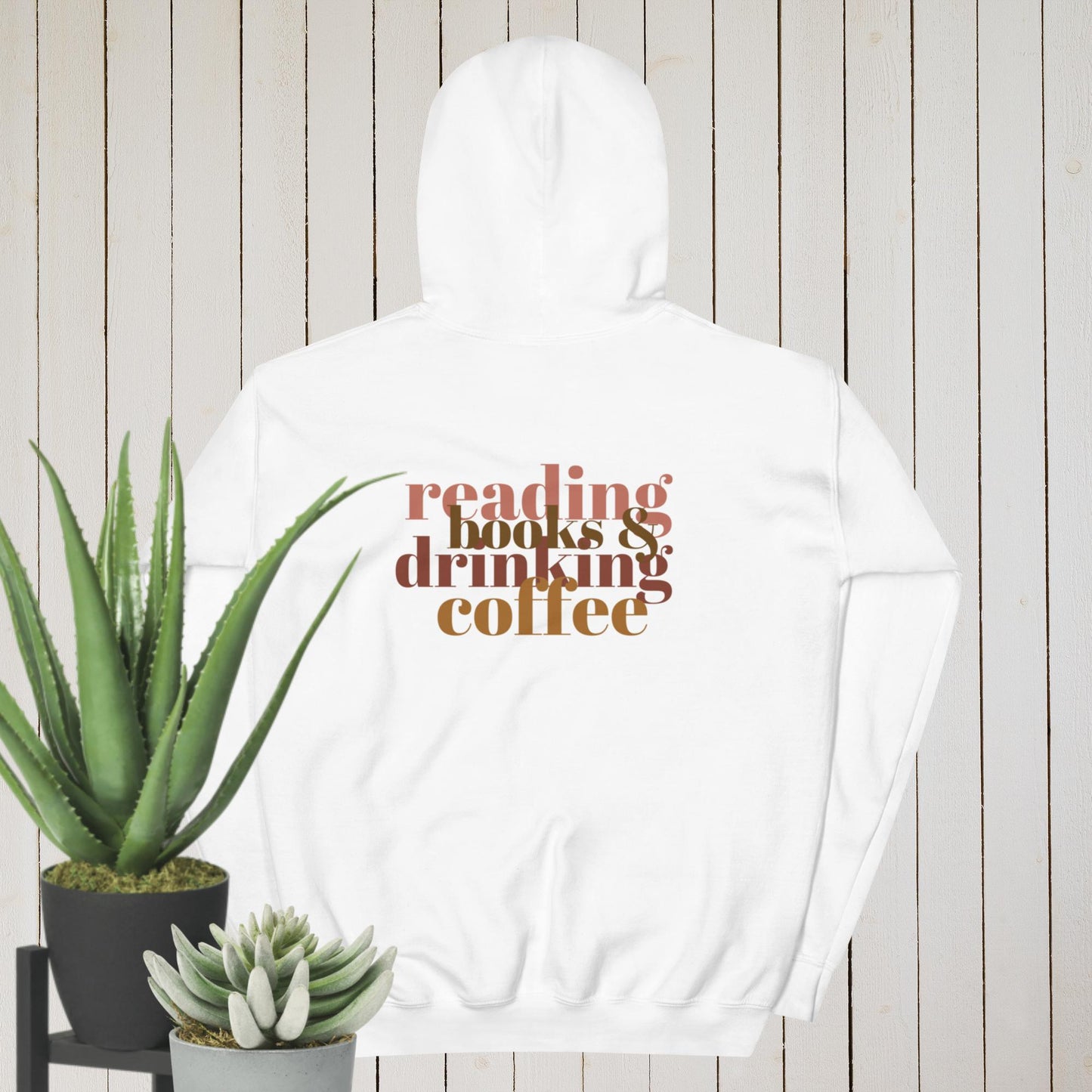 Reading Books and Drinking Coffee Hoodie