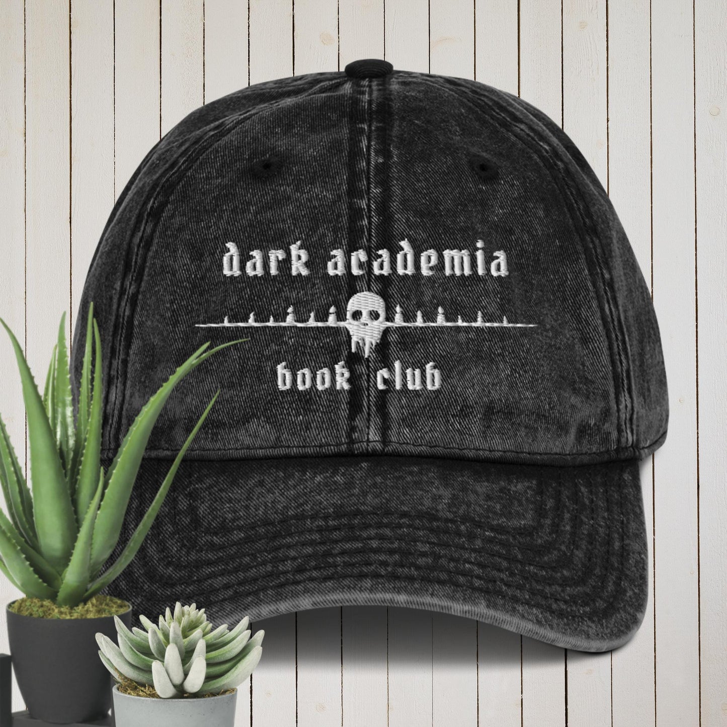 Dark Academia Book Club Vintage Dad Hat