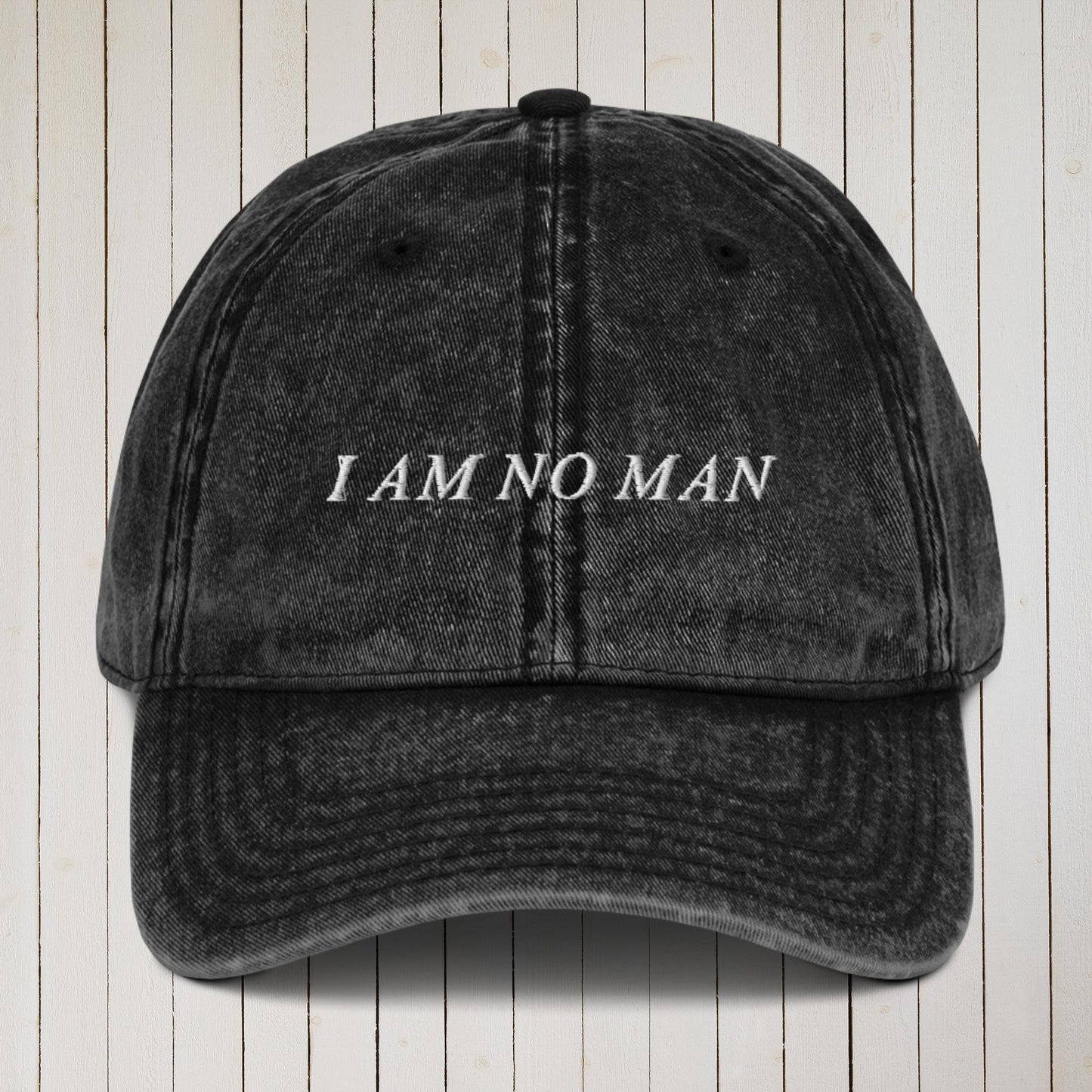 I AM NO MAN | vintage dad hat