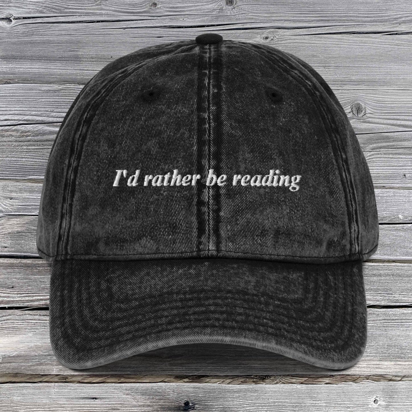 I'd Rather Be Reading | vintage dad hat