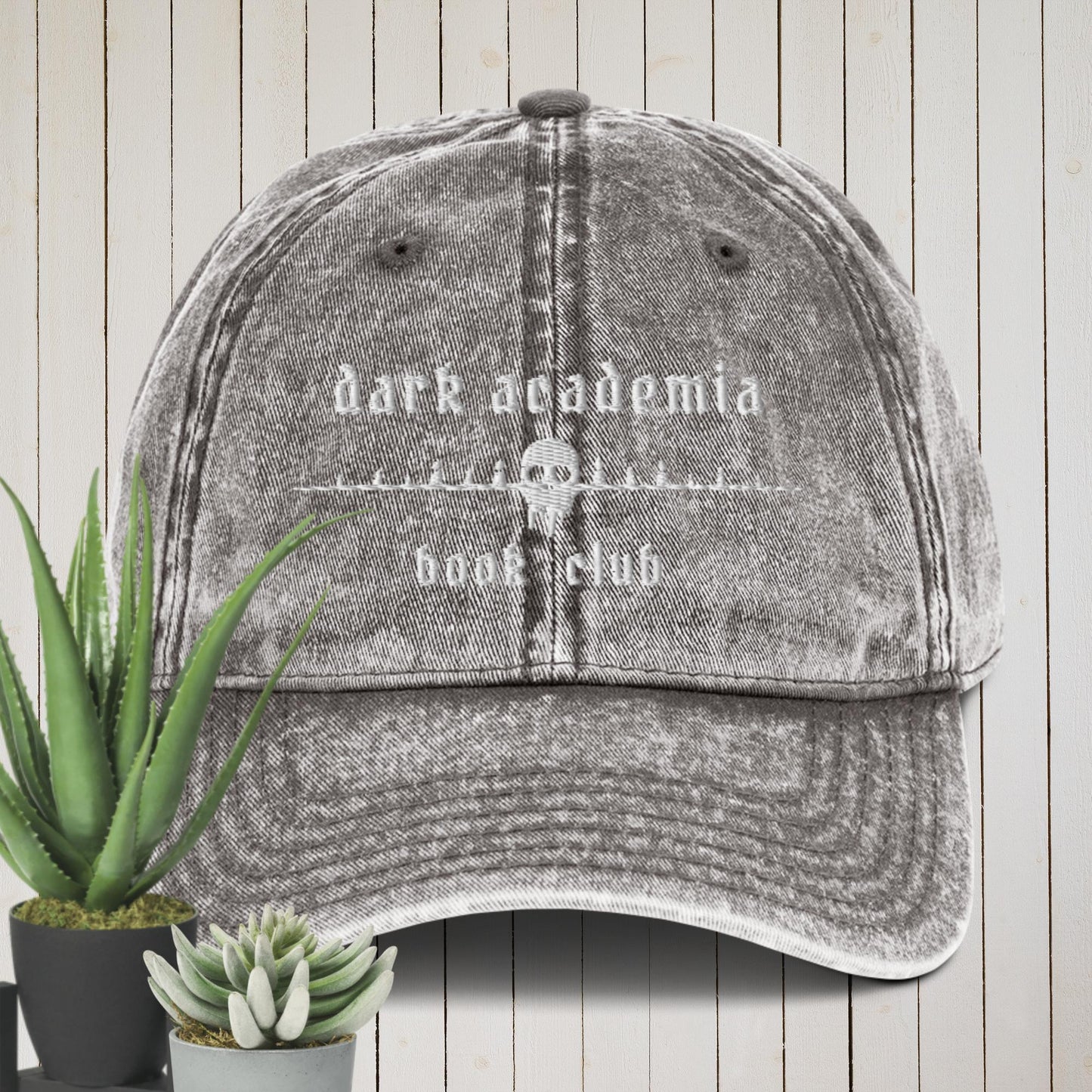 Dark Academia Book Club Vintage Dad Hat