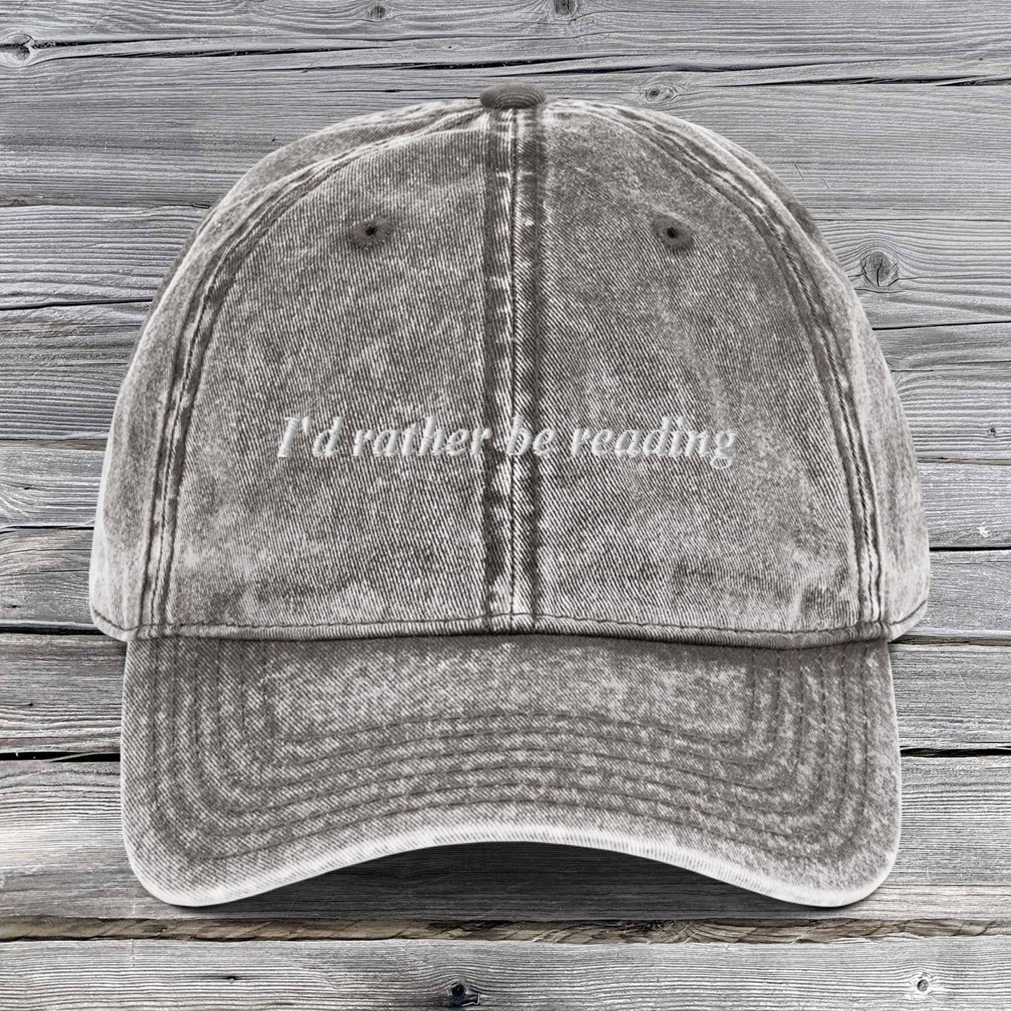 I'd Rather Be Reading | vintage dad hat