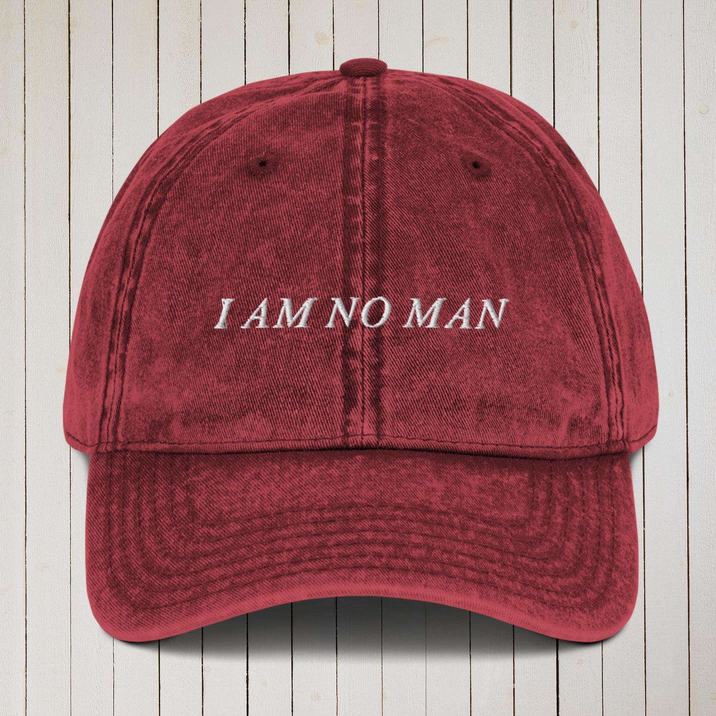 I AM NO MAN | vintage dad hat