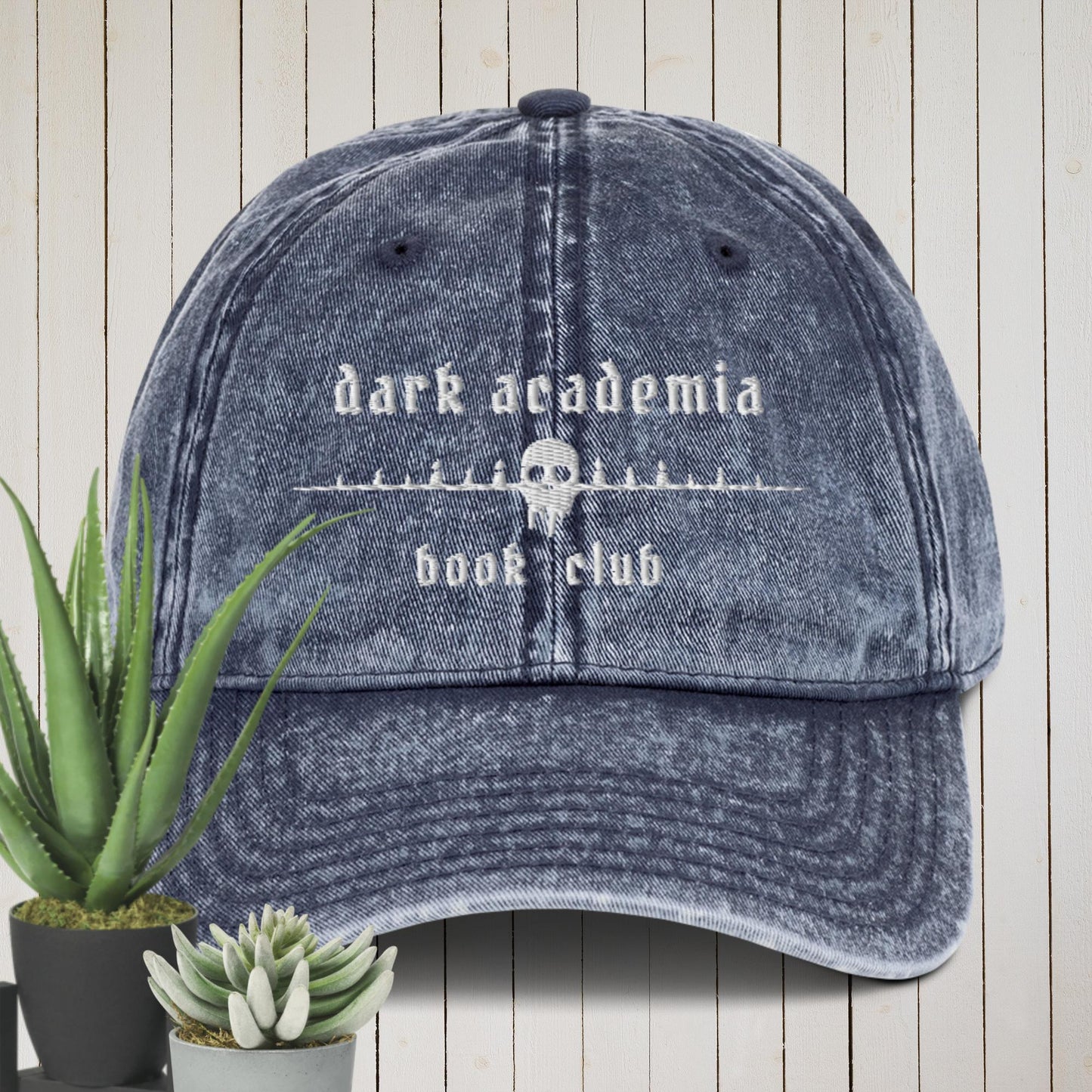 Dark Academia Book Club Vintage Dad Hat