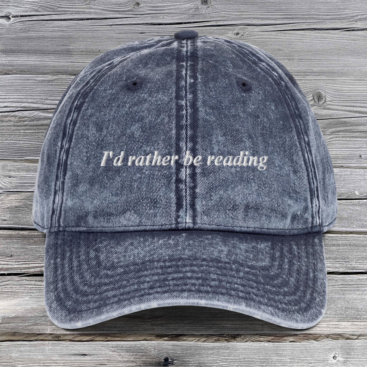 I'd Rather Be Reading | vintage dad hat