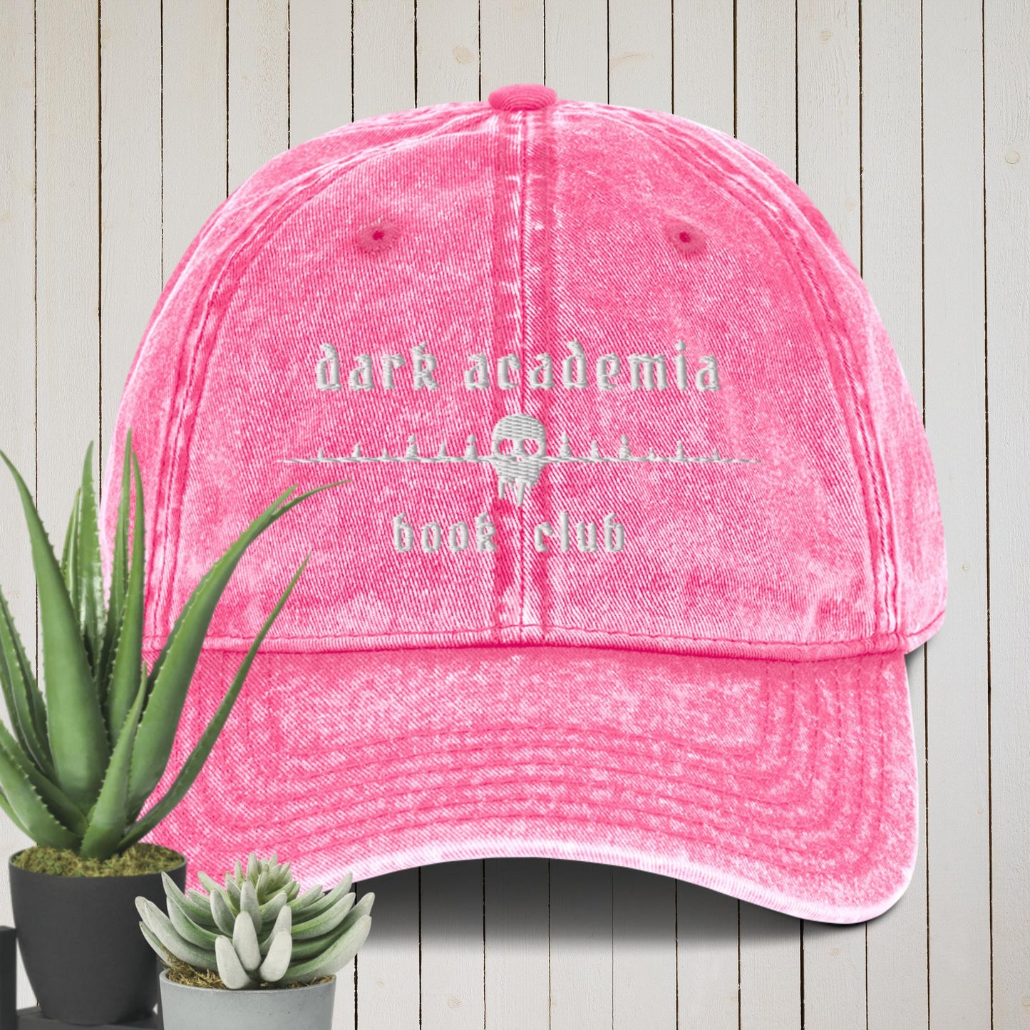 Dark Academia Book Club Vintage Dad Hat