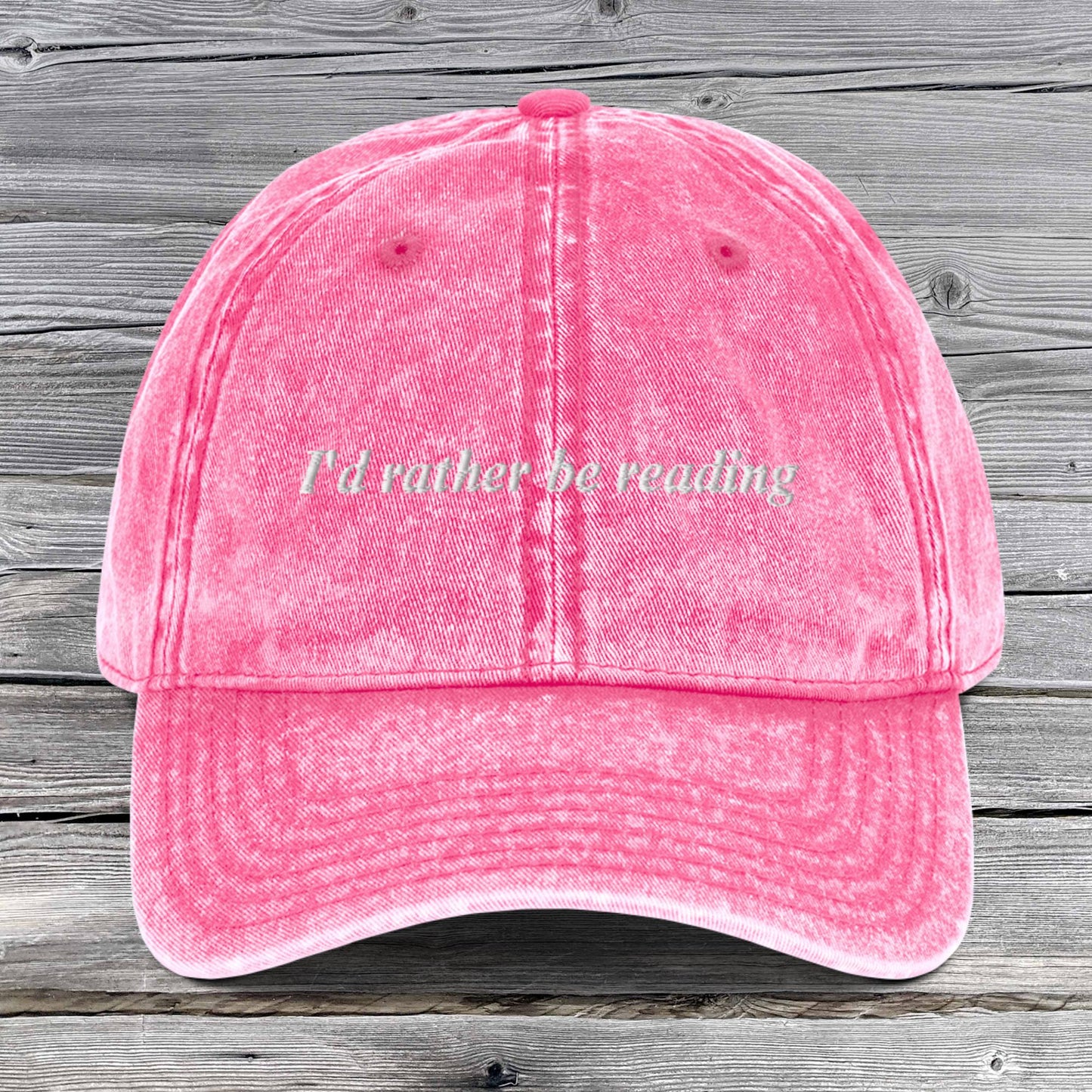 I'd Rather Be Reading | vintage dad hat