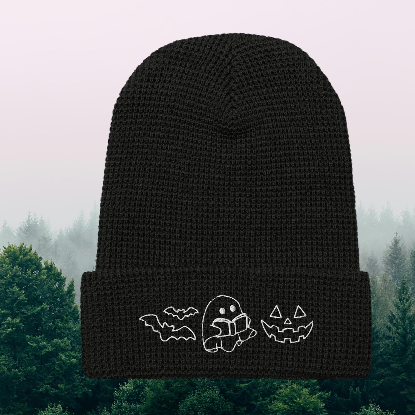 BATS & BOO | waffle beanie