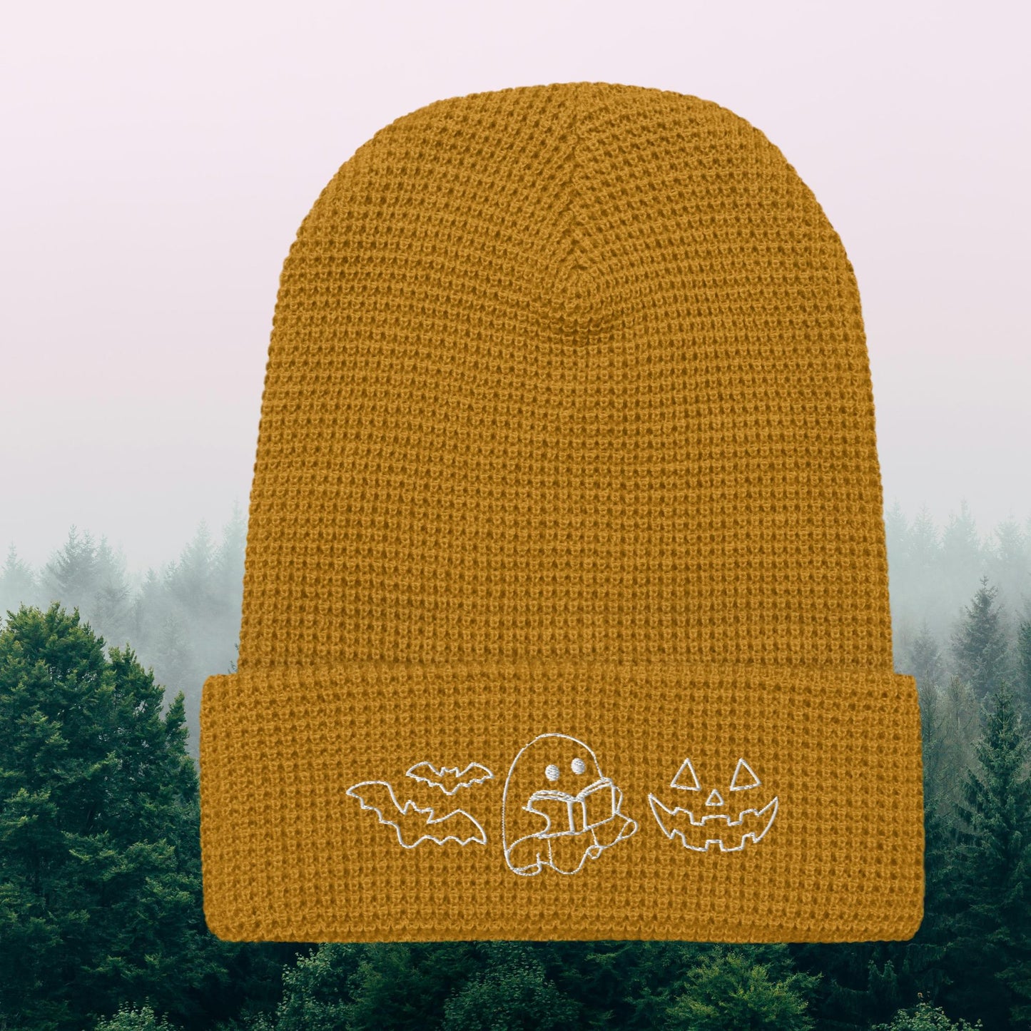 BATS & BOO | waffle beanie