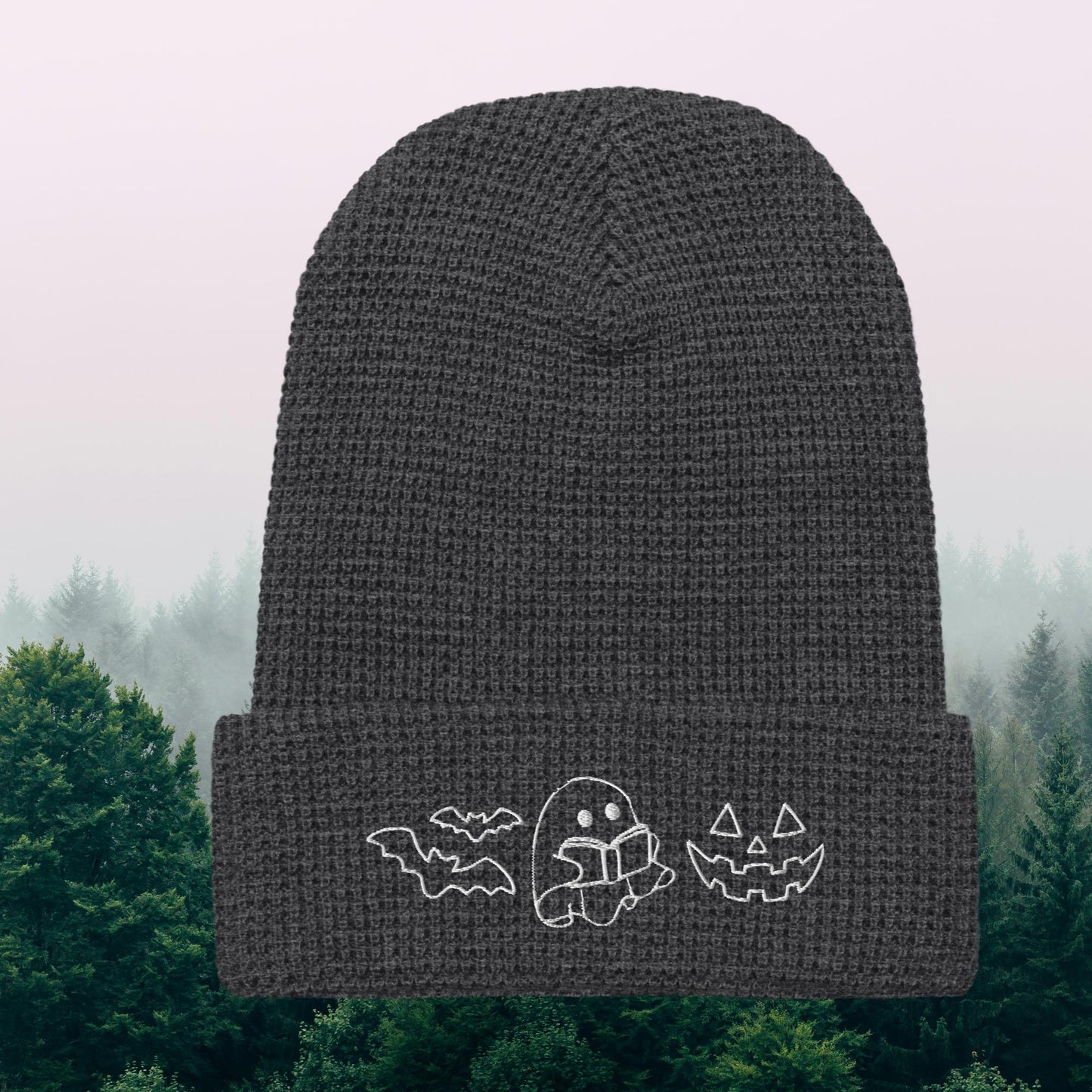 BATS & BOO | waffle beanie