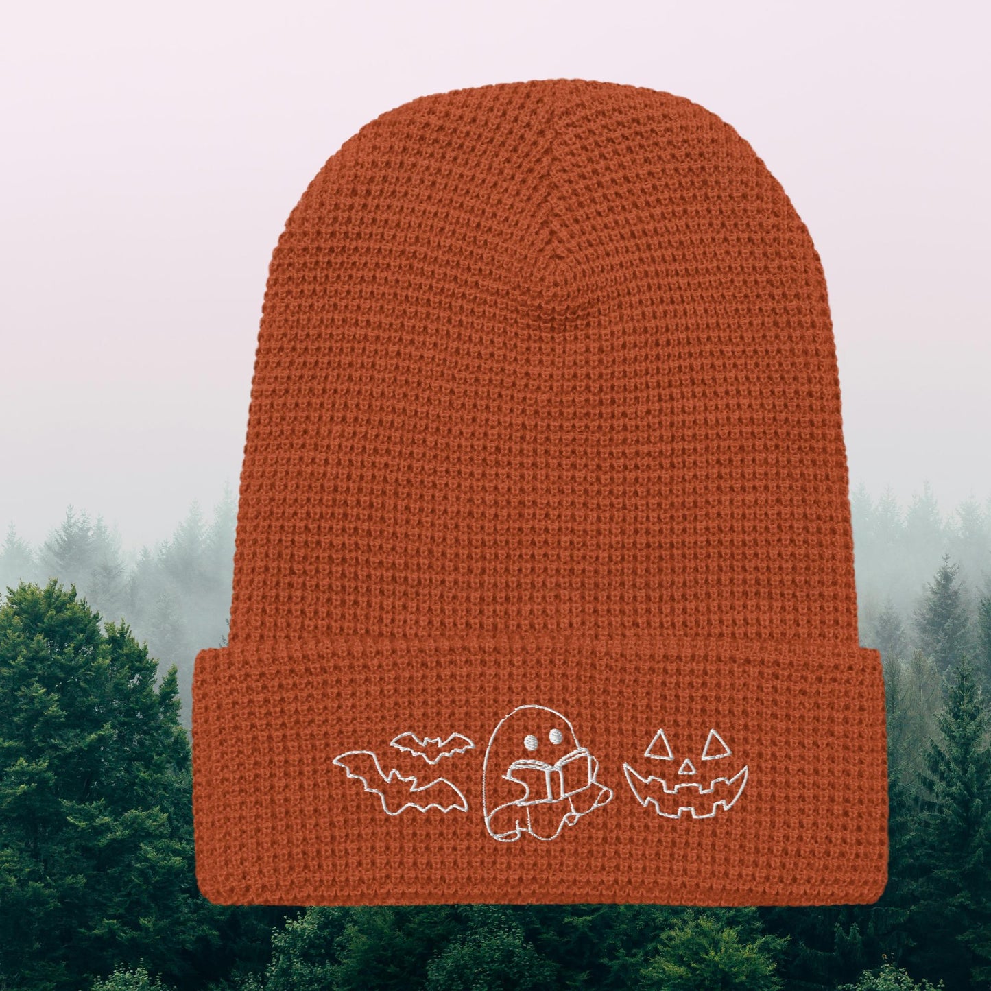 BATS & BOO | waffle beanie