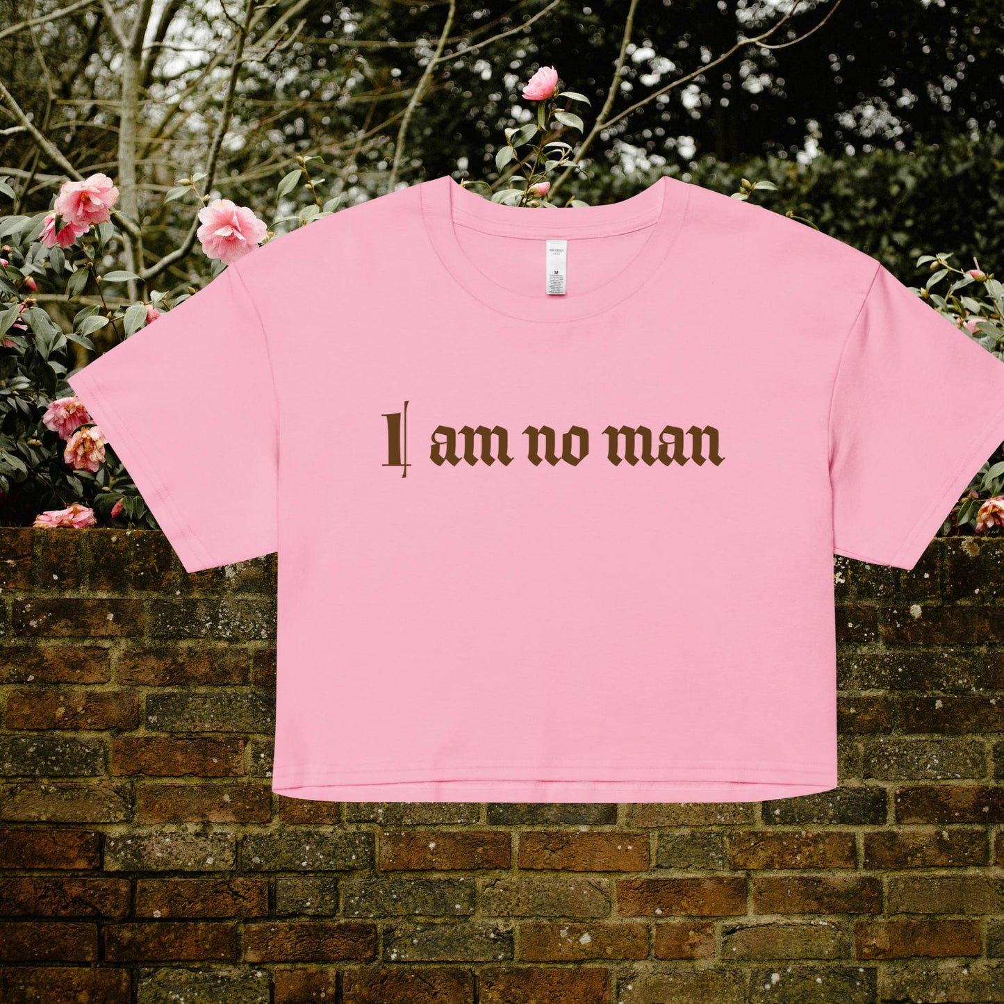 I Am No Man | crop top