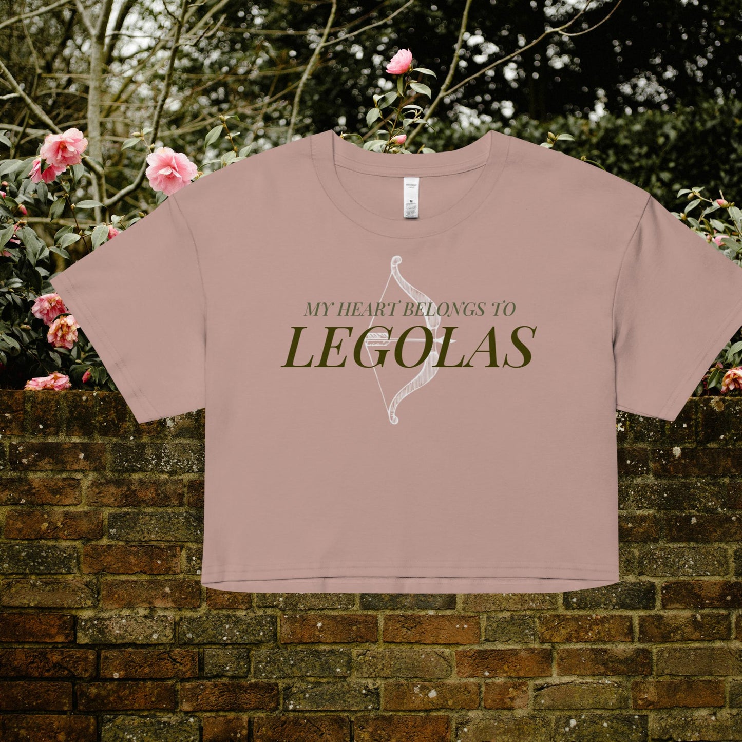 My Heart Belongs To LEGOLAS | crop top