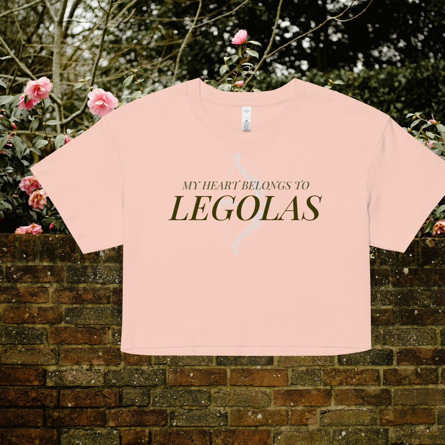 My Heart Belongs To LEGOLAS | crop top